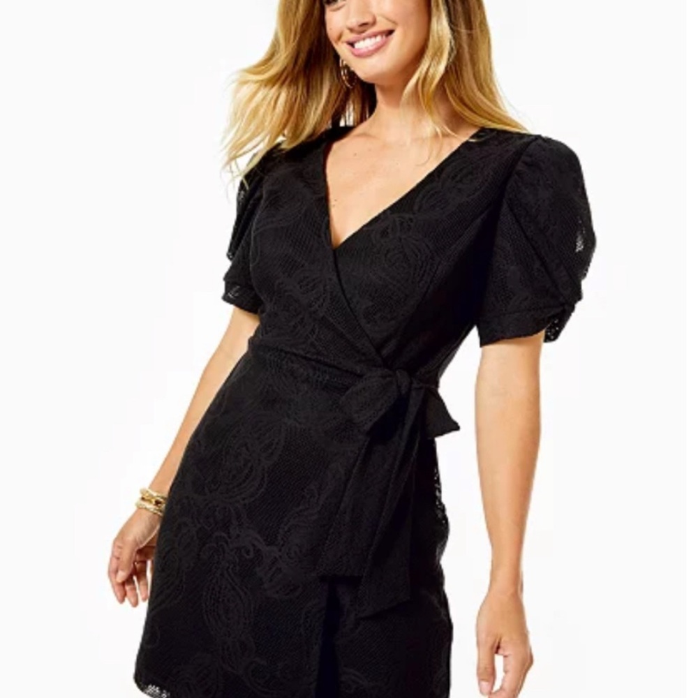 Lilly Pulitzer Black Mini Dress